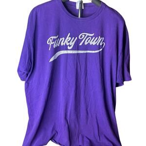 Port Company Purple Texas Christian University TCU Funky Town womens 2xl